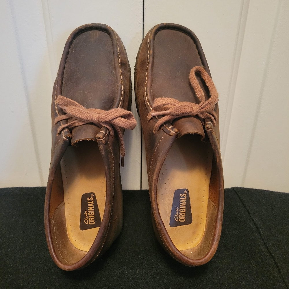 Clarks Wallabee beeswax shoe size 7